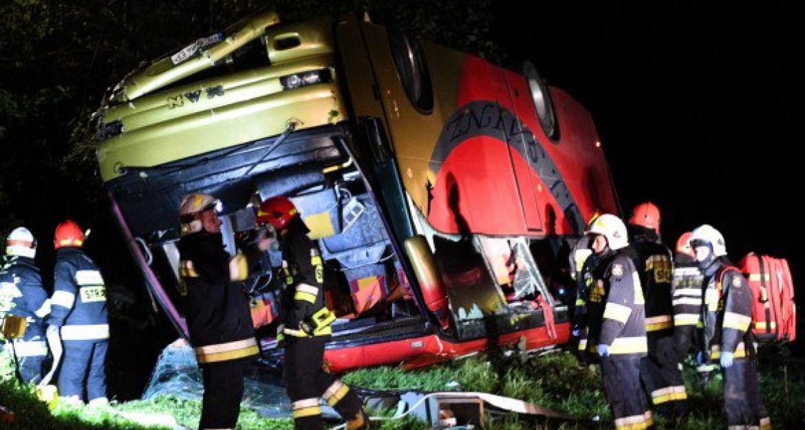 Τροχαίο δυστύχημα τουριστικού λεωφορείου στην Πολωνία