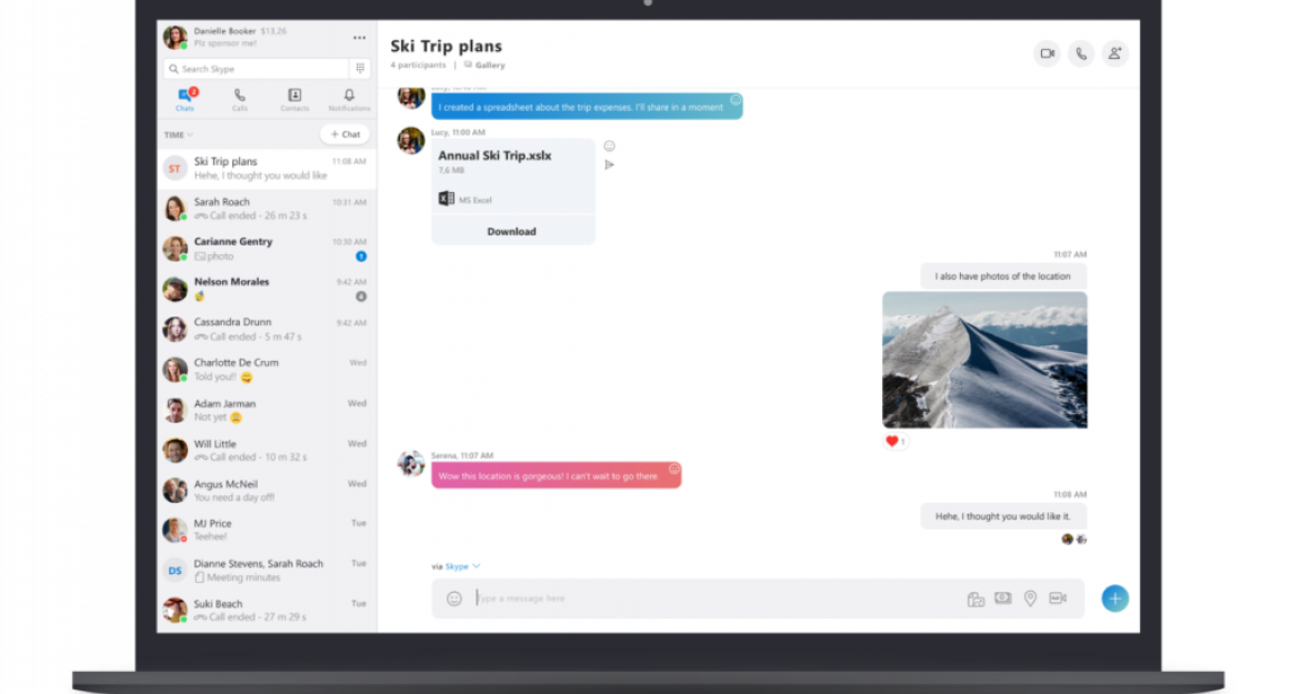 H Microsoft αλλάζει και πάλι το Skype (pics)