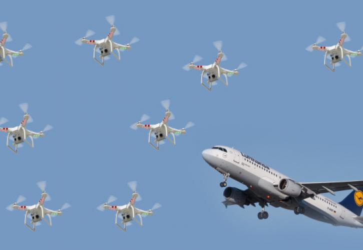Τα drones απειλούν πλέον την εναέρια ασφάλεια
