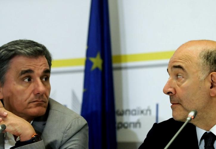 Συνάντηση Τσακαλώτου – Σταθάκη με τον Moscovici τη Δευτέρα