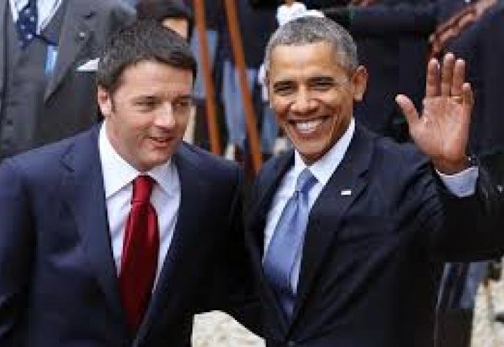 Obama σε Renzi: Στενές οι σχέσεις ΗΠΑ – Ιταλίας