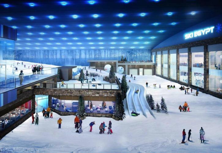 Κλειστή πίστα σκι στο μεγαλύτερο mall της Αιγύπτου