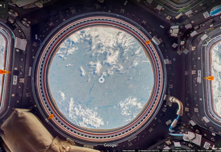 Επίσκεψη στον Διεθνή Διαστημικό Σταθμό μέσω Street View