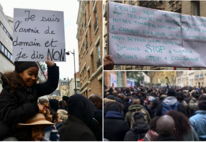 Διαδηλώσεις στη Γαλλία κατά της δουλείας