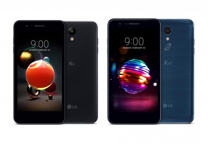 Τα νέα smartphones K10 και K8 θα παρουσιάσει η LG στo MWC 2018