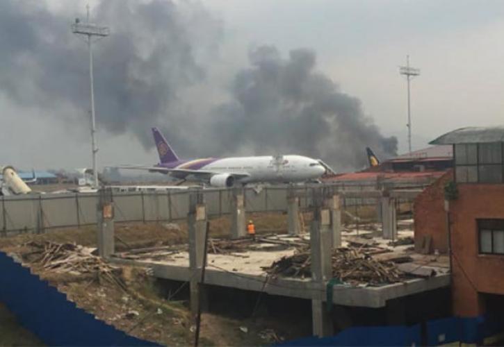 Νεπάλ: 50 νεκροί σε αεροσκάφος που τυλίχτηκε στις φλόγες