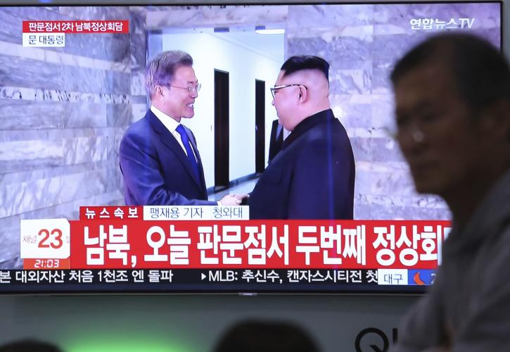 Την σύναψη ειρηνευτικής συνθήκης συζητούν Βόρεια και Νότια Κορέα