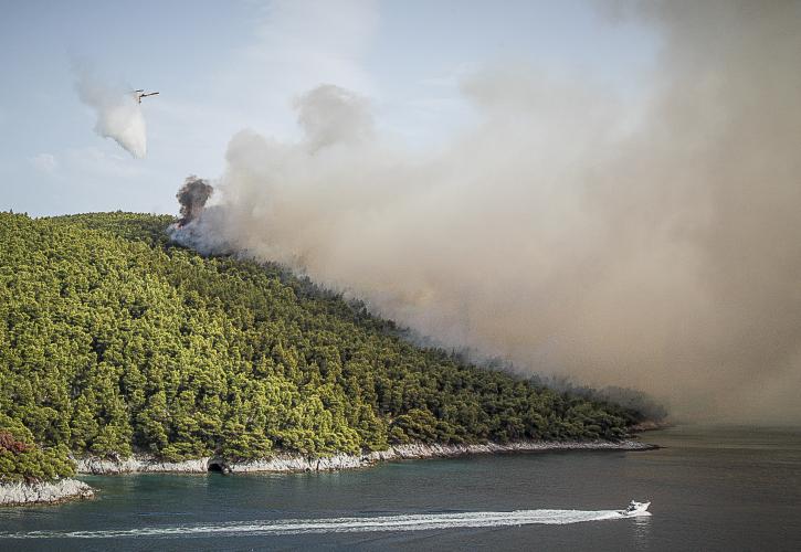 Τέθηκε υπό έλεγχο η πυρκαγιά στη Σκόπελο