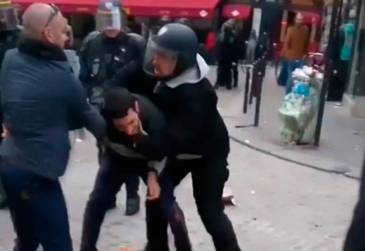Γαλλία: Απολύθηκε σωματοφύλακας του Μακρόν που χτύπησε διαδηλωτή