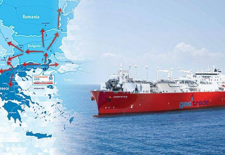 Αέριο: Επίσημη έναρξη εργασιών σήμερα για την «πύλη εισόδου» LNG στην Αλεξανδρούπολη