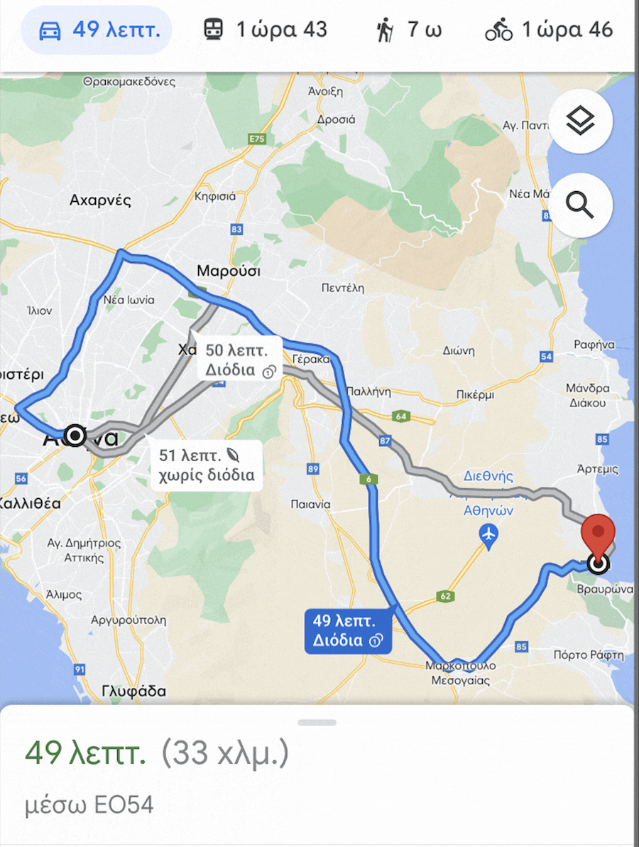 google maps sustainability
