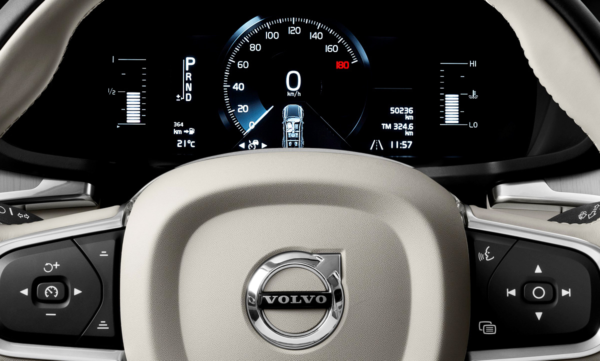 Aπό το 2020 θα μπαίνει κόφτης στα 180 χλμ./ώρα για όλα τα μοντέλα της Volvo.