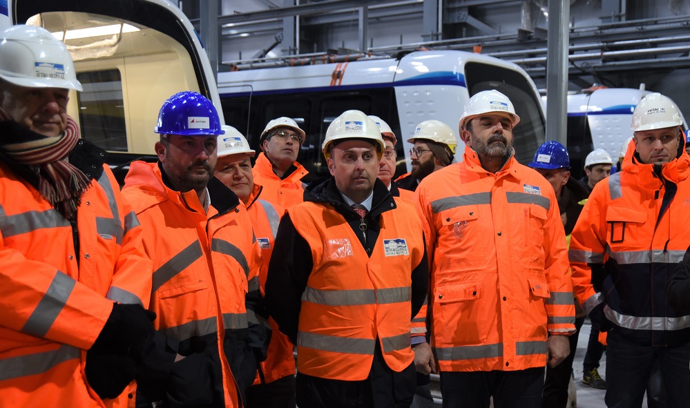 Επίσκεψη γ.γ. Υποδομών στο Μετρό Θεσσαλονίκης