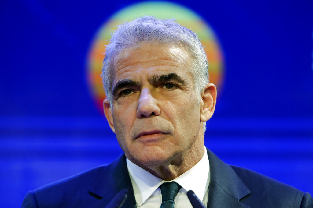 Yesh Atid party leader Yair Lapid