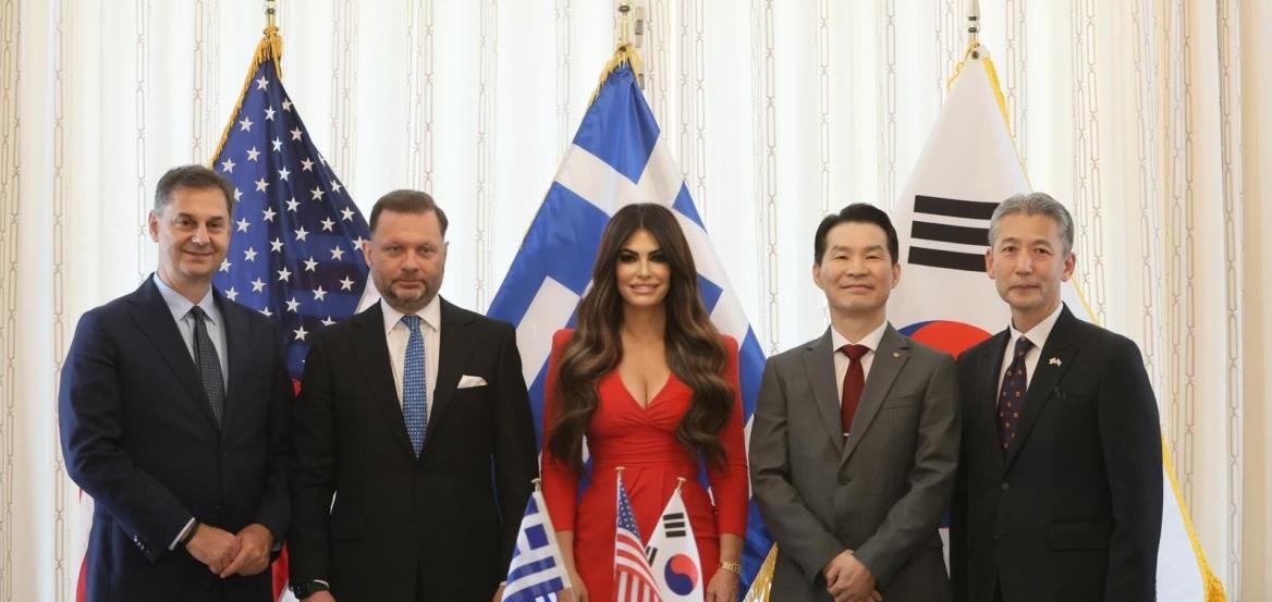 Συνάντηση της Κ. Γκιλφόιλ με εκπροσώπους των ONEX και Hanwha Ocean