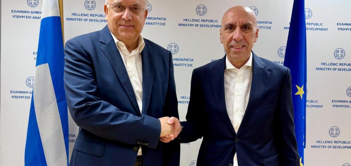 Συνάντηση Θεοδωρικάκου - Μπρατάκου: Στο επίκεντρο η ενίσχυση των ΜμΕ και της μεσαίας τάξης ενόψει ΔΕΘ