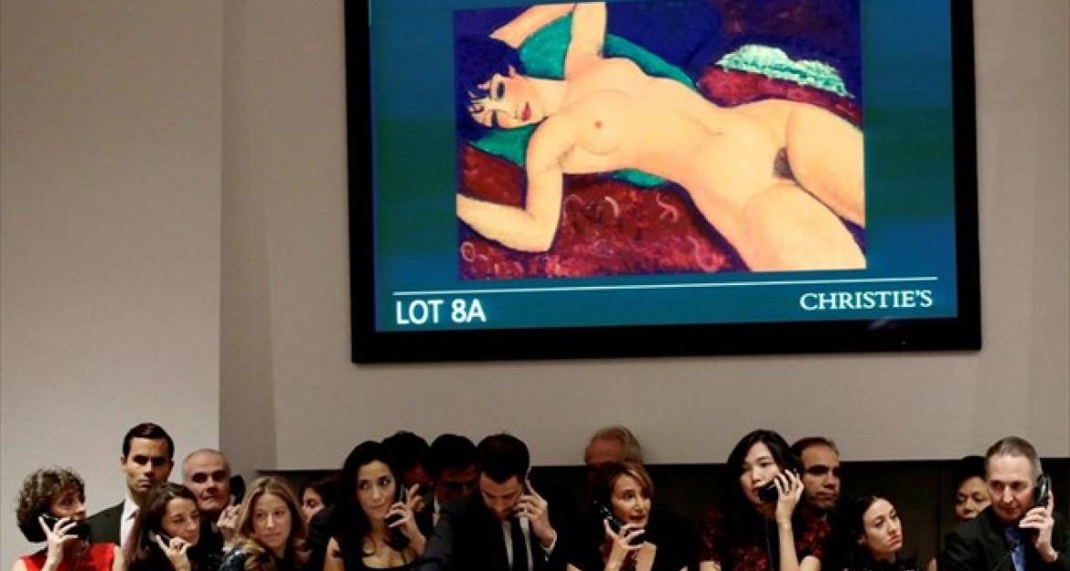 Το «γυμνό» του Modigliani ξεπέρασε τα 170 εκατ. δολάρια 