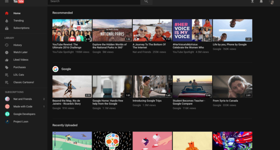 To Youtube αλλάζει όψη