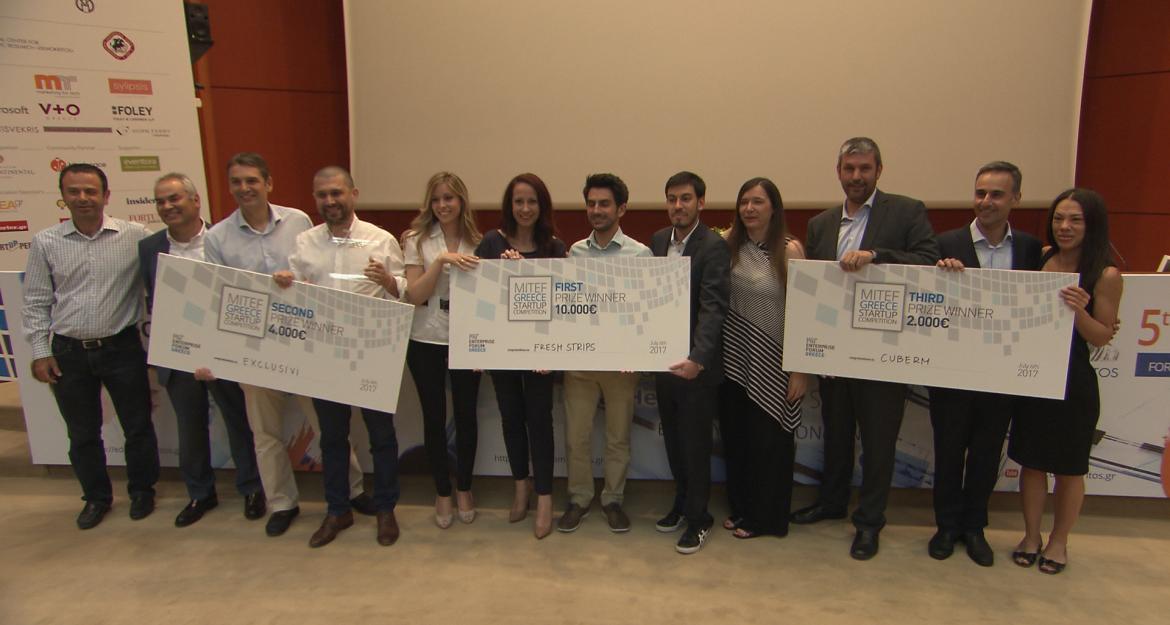 Oι 3 νικητές του MITEF Greece Startup Competition 2017!