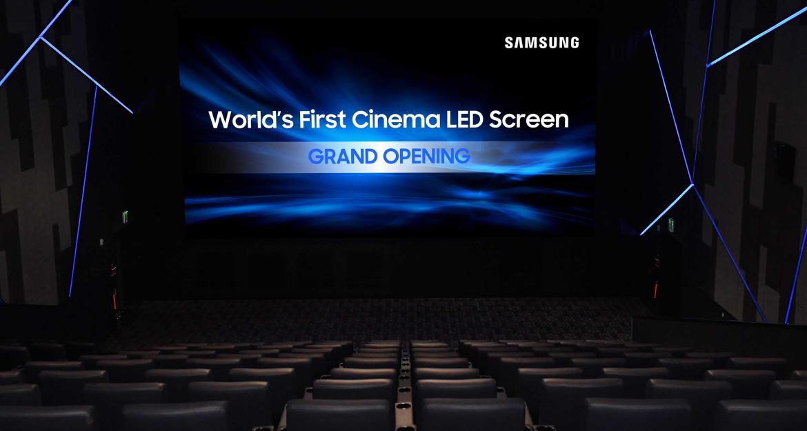 Η πρώτη παγκοσμίως Cinema LED οθόνη «δια χειρός» Samsung