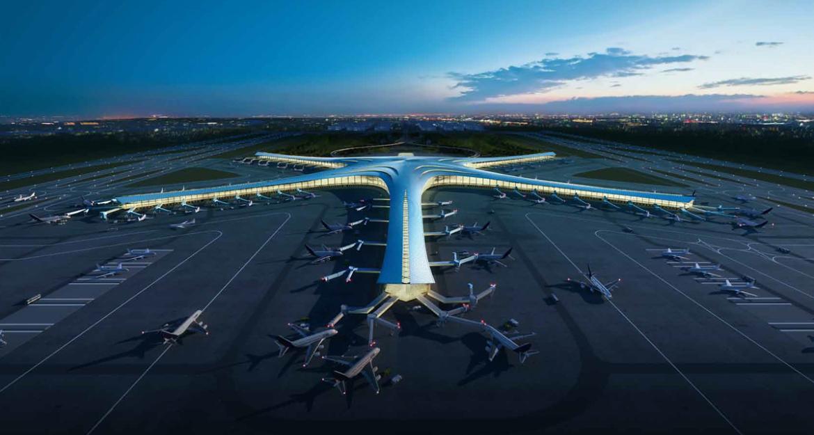 Οι Κίνεζοι φτιάχνουν το πιο μεγάλο αεροδρόμιο του κόσμου