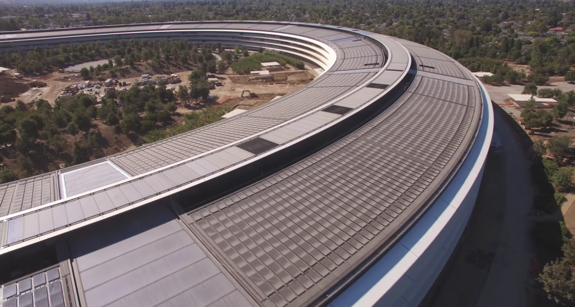 Σχεδόν έτοιμο το νέο «διαστημικό» campus της Apple (pics & vid)