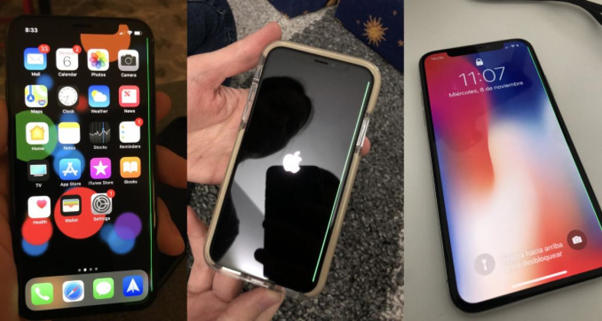 Μια πράσινη γραμμή εμφανίζεται ξαφνικά στα iPhone X
