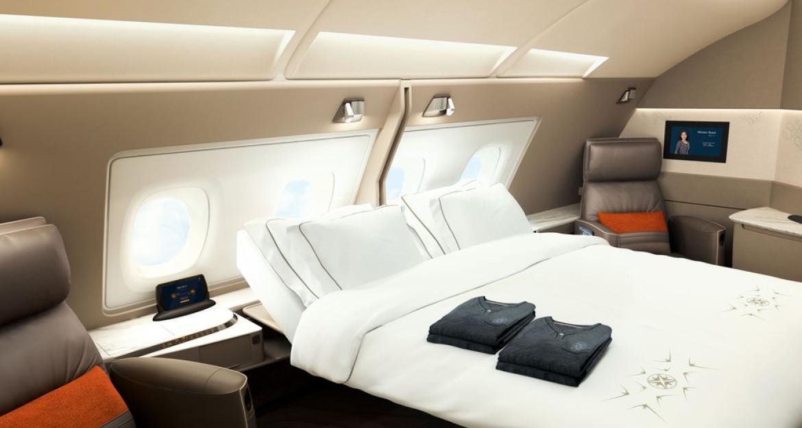 Οι σουίτες των νέων Airbus της Singapore θυμίζουν... ξενοδοχείο
