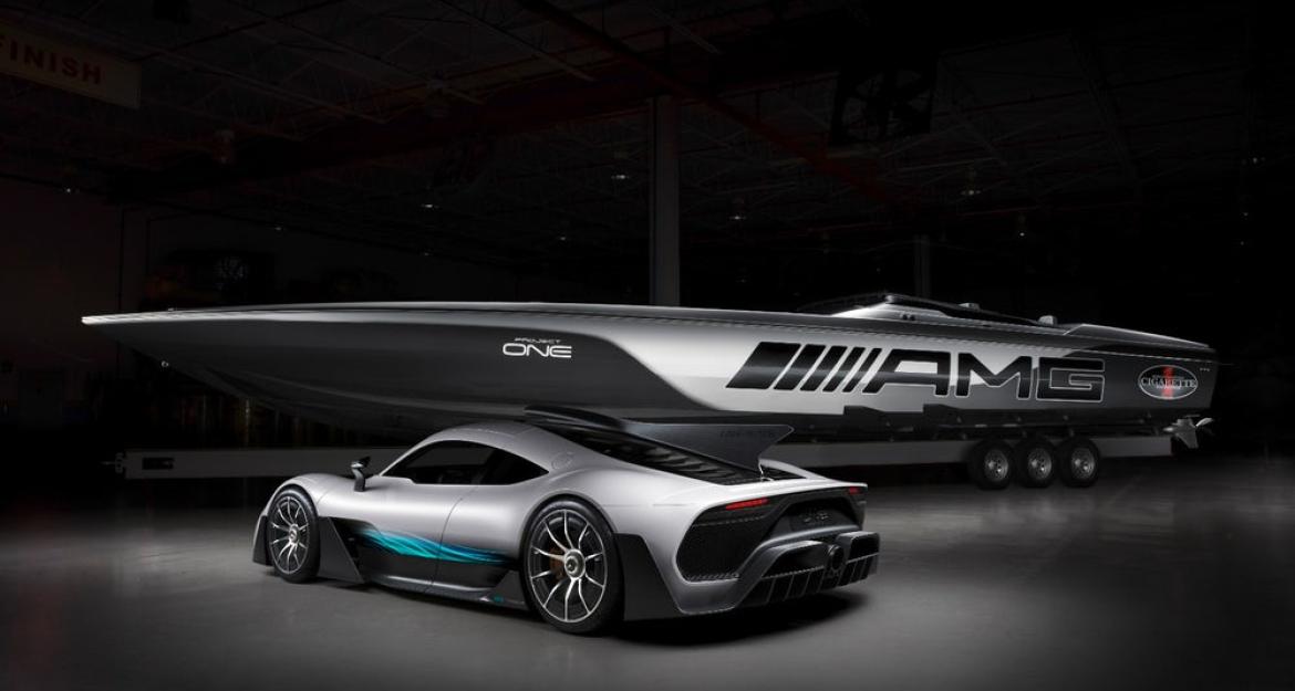 Μια F1 για τη θάλασσα από την AMG και την Cigarette (pics & vid)