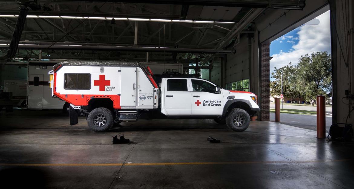 Το Nissan Titan ενισχύει τον Ερυθρό Σταυρό στις Η.Π.Α.