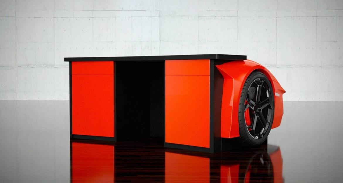 Lamborghini – γραφείο για γρήγορες εργασίες! (pics)