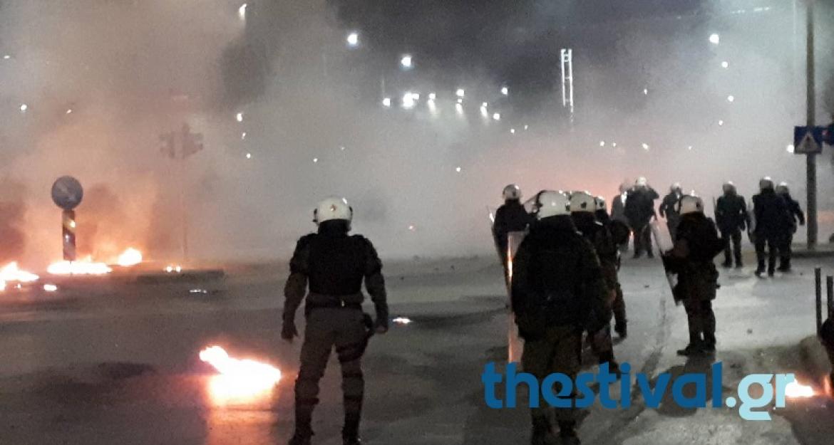 Θεσσαλονίκη: Επεισόδια μετά την ολοκλήρωση της πορείας για τον Γρηγορόπουλο