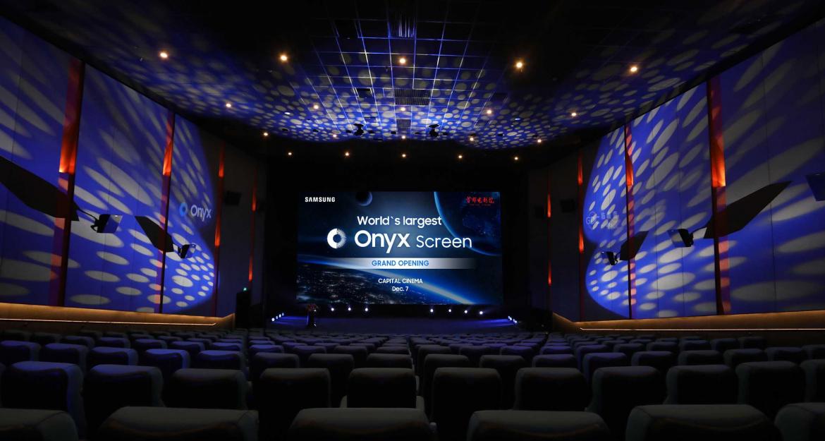 Δια χειρός Samsung η μεγαλύτερη Onyx Cinema LED οθόνη στον κόσμο 