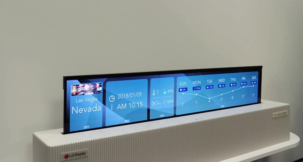 Το 2019 θα είναι διαθέσιμη η τηλεόραση της LG που... τυλίγεται