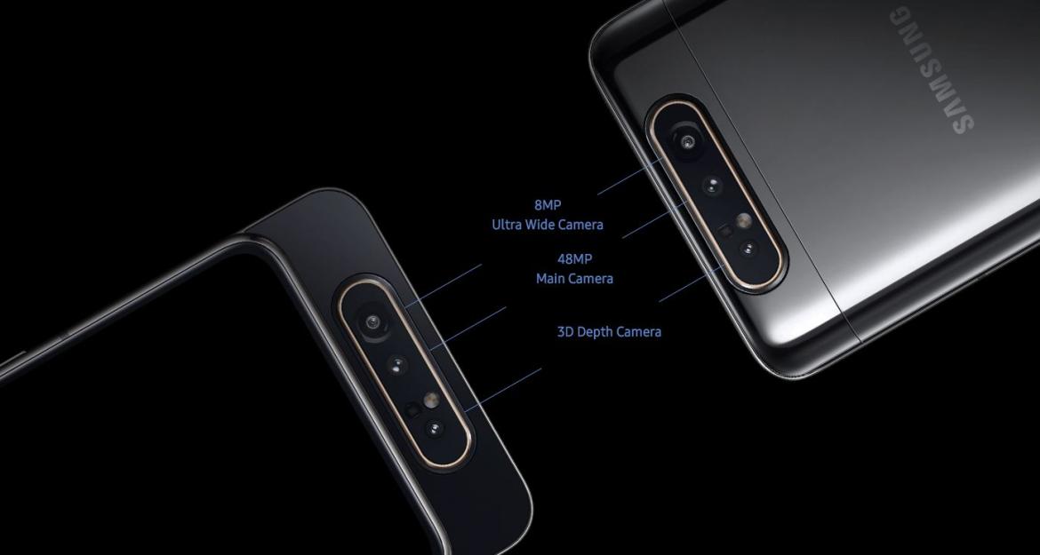 Galaxy A80: Νέο smartphone με περιστρεφόμενη κάμερα δια χειρός Samsung (pics & vid)