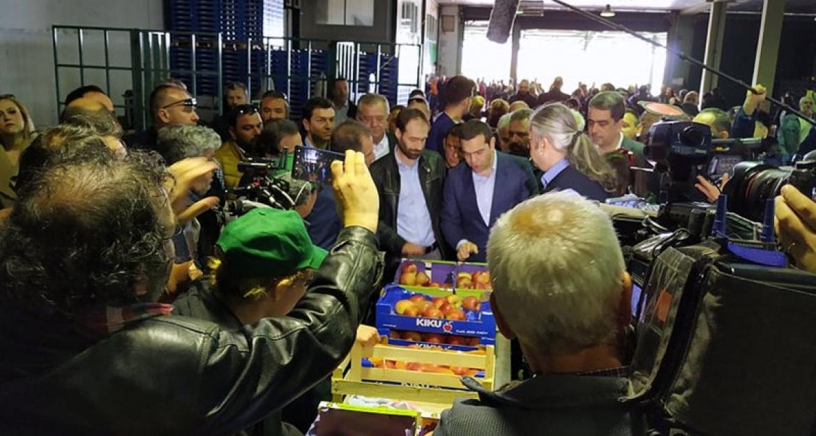 Επίσκεψη Τσίπρα στους αγροτικούς συνεταιρισμούς του Βελβεντού στη Κοζάνη (pics)