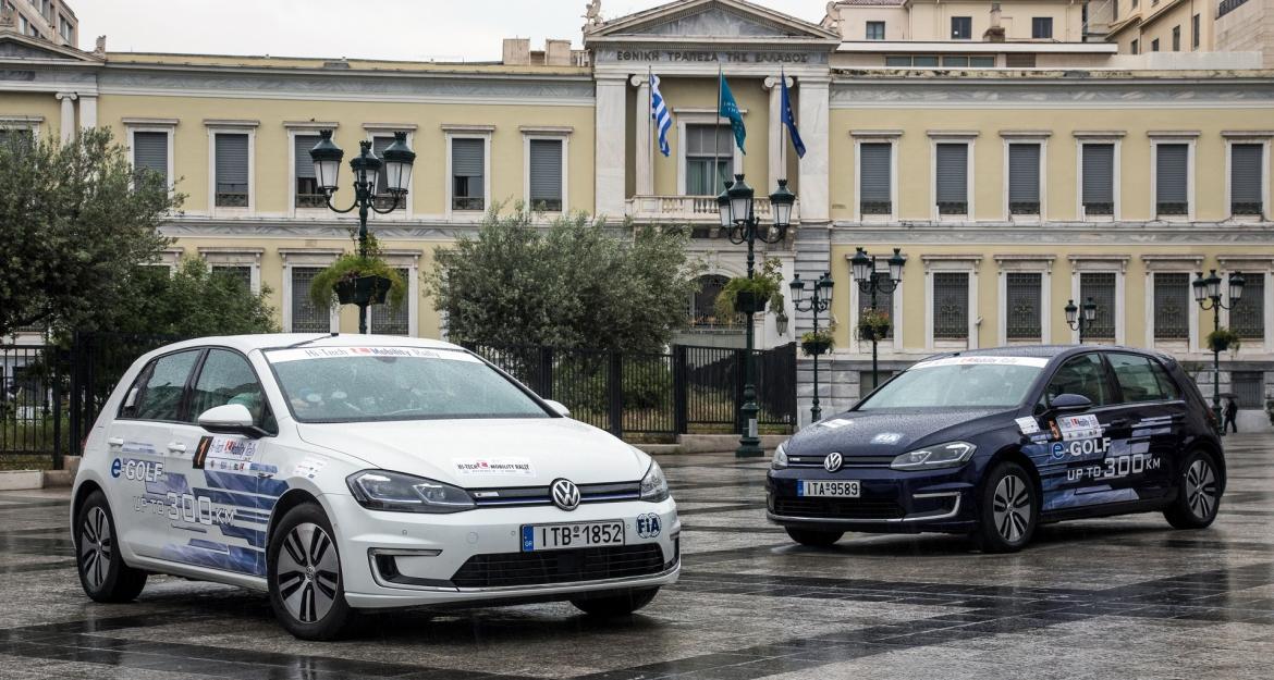 Το VW e-Golf στην κορυφή του «Hi-Tech EKO Mobility Rally 2019»