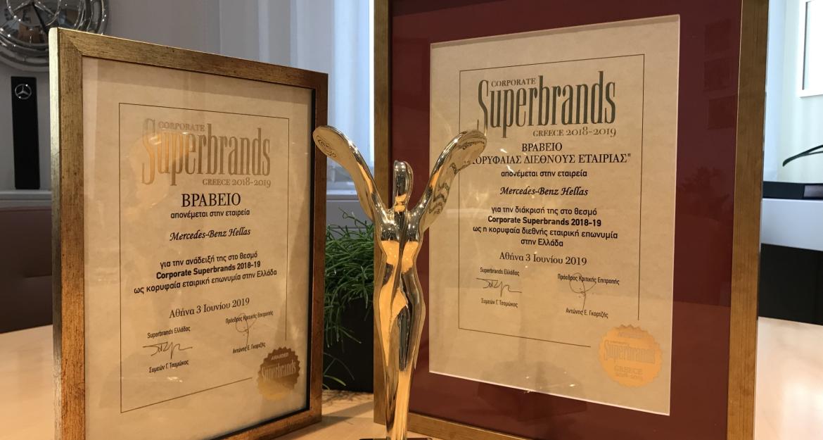 Βράβευση εις διπλούν για την Mercedes-Benz Ελλάς