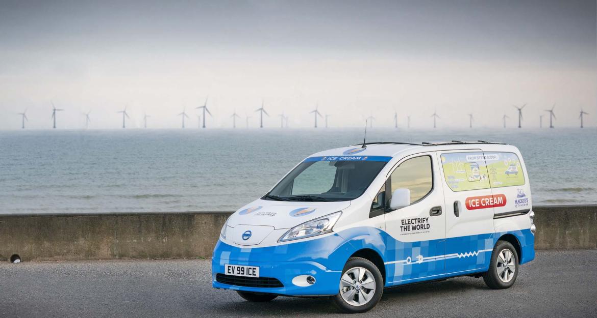 Ένα «παγωτατζίδικο» μηδενικών ρύπων από τη Nissan