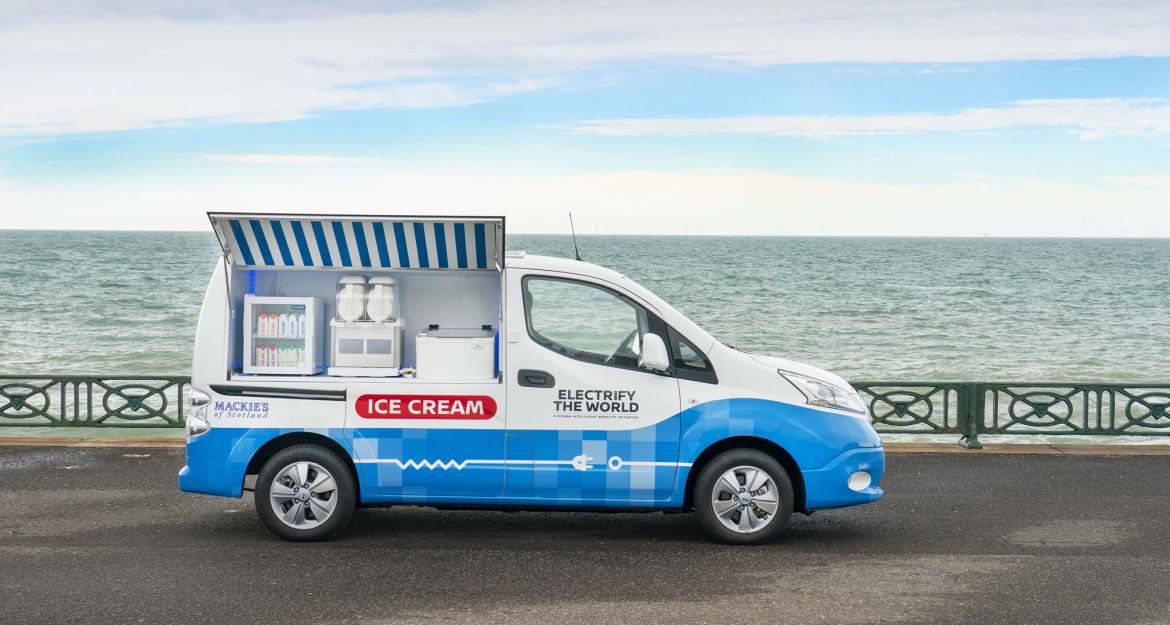 Ένα «παγωτατζίδικο» μηδενικών ρύπων από τη Nissan