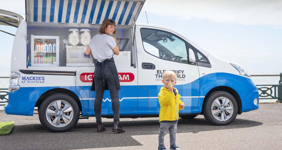 Ένα «παγωτατζίδικο» μηδενικών ρύπων από τη Nissan