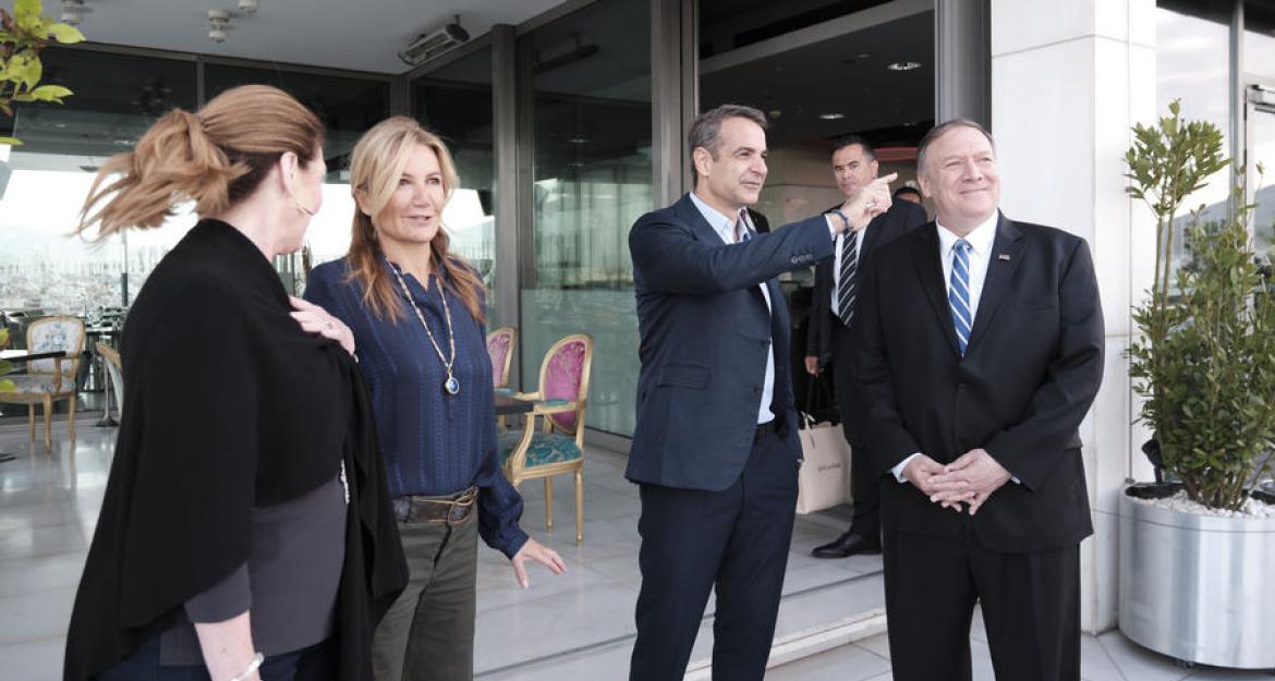 Μητσοτάκης-Πομπέο: Πήραν μαζί πρωινό και μίλησαν για θέματα κοινού ενδιαφέροντος (pics)