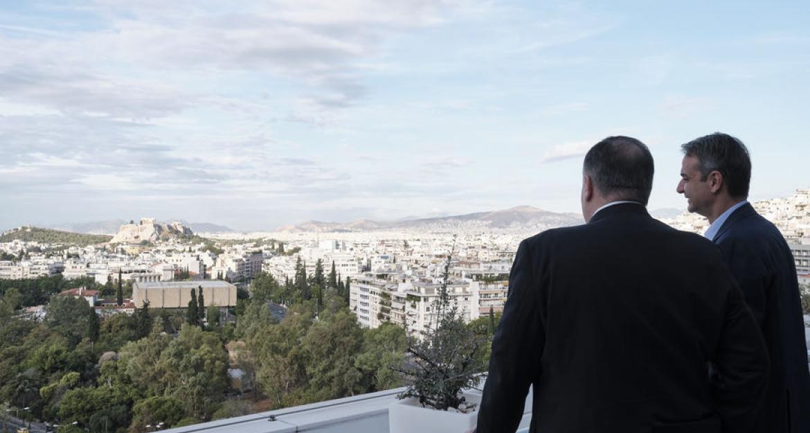 Μητσοτάκης-Πομπέο: Πήραν μαζί πρωινό και μίλησαν για θέματα κοινού ενδιαφέροντος (pics)