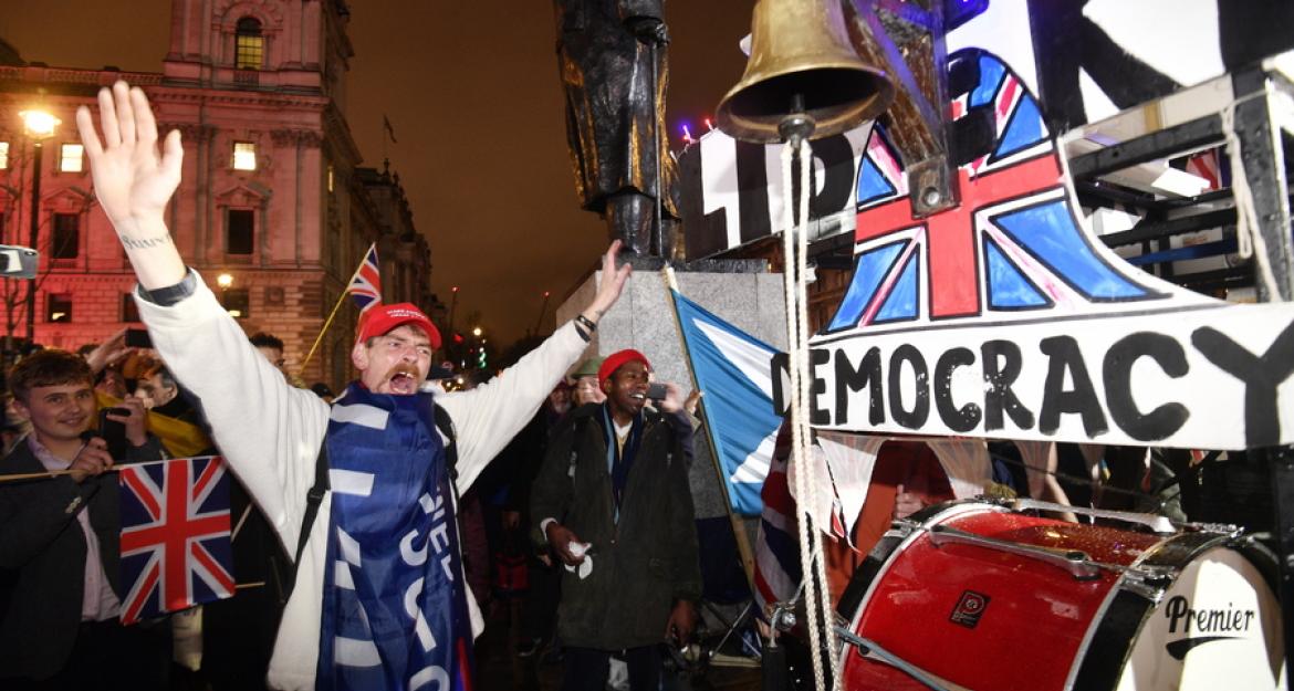 Πανηγυρισμοί και θλίψη για το Brexit (pics)