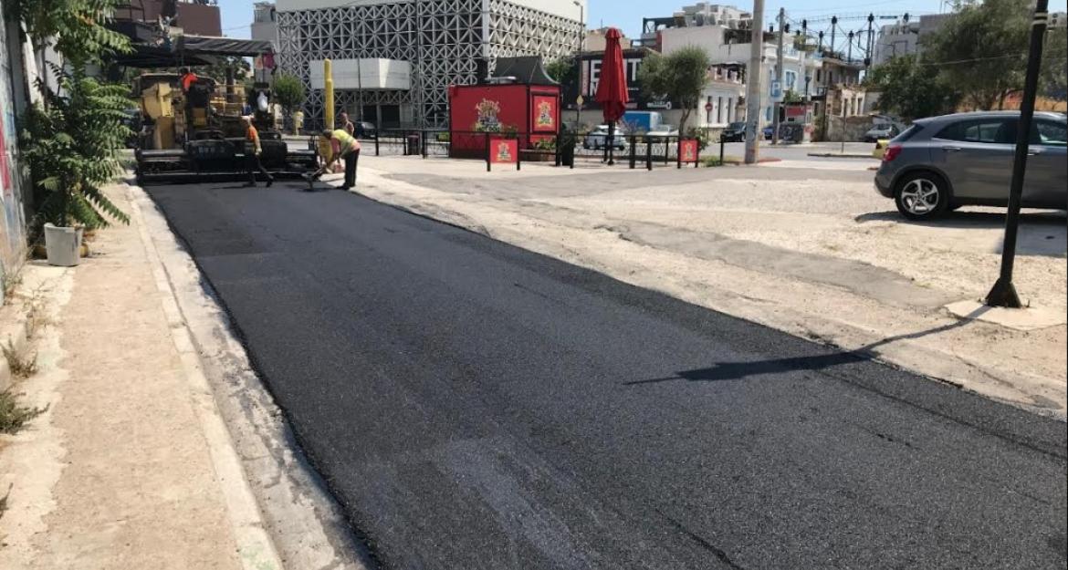 Δήμος Αθηναίων: Ασφαλτοστρώθηκαν 65 χιλιάδες τ.μ. δρόμων τον Αύγουστο (pic)