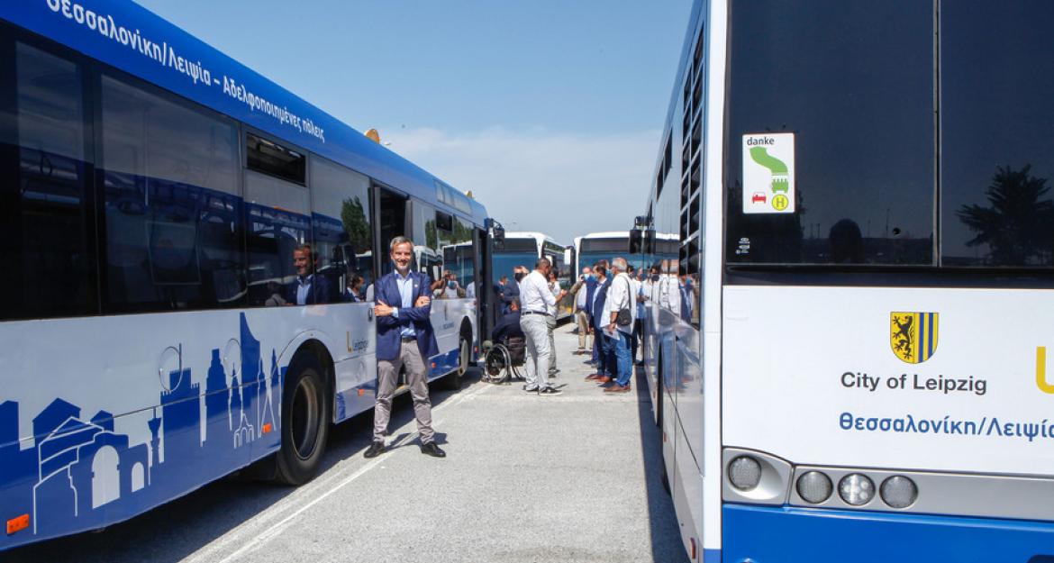 Ενισχύεται ο στόλος του ΟΑΣΘ – Παραδόθηκαν τα πρώτα 18 νέα λεωφορεία στη Θεσσαλονίκη (pics)