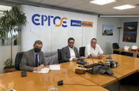 ΕΡΓΟΣΕ: Υπεγράφη η σύμβαση με ΤΕΡΝΑ – Μυτιληναίο για την ηλεκτροκίνηση στη σιδηροδρομική γραμμή Κιάτο - Ροδοδάφνη