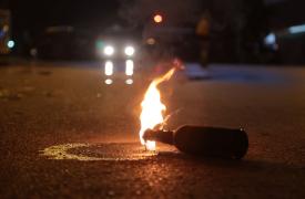 Επίθεση με μολότοφ στο Α.Τ. Κυψέλης