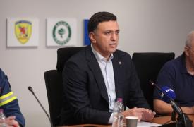 Σύσκεψη στη Λαμία υπό τον Β. Κικίλια για την κακοκαιρία «Elias»