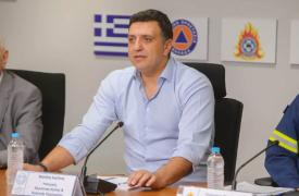Στις περιοχές της Θεσσαλίας που επλήγησαν από τις καταστροφικές πλημμύρες μετέβη ο Β. Κικίλιας